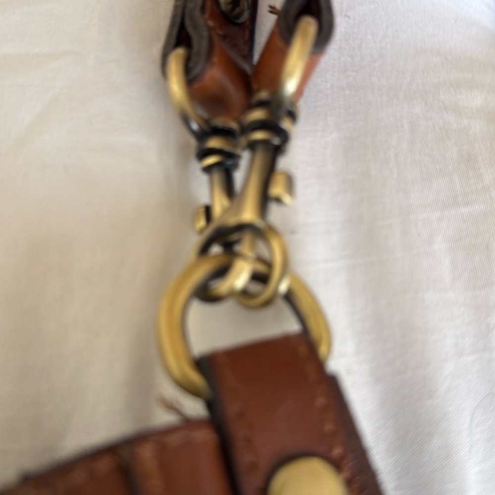 Patricia Nash Brown Shoulder Bag with Slouchy Hobo Shape and Adjustable Strap - Picture 10 of 16